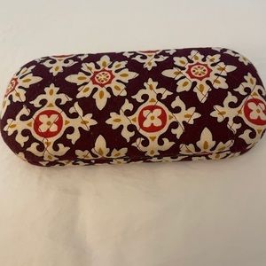 Vera Bradley Maroon Eye Glass Case